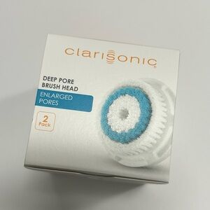 BNIB Clarisonic Deep Pore Brush Head Set - 2 count